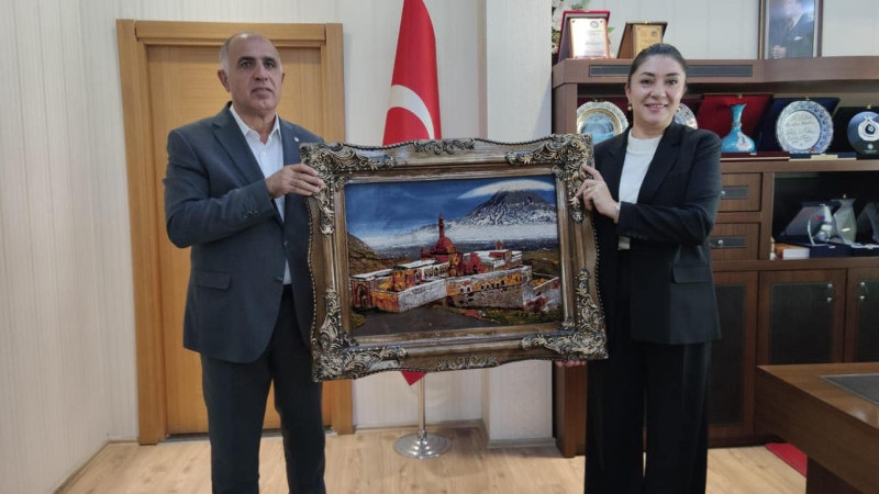 Milletvekili Kilerci, ATSO Başkanı Saim Alpaslan'ı ziyaret etti