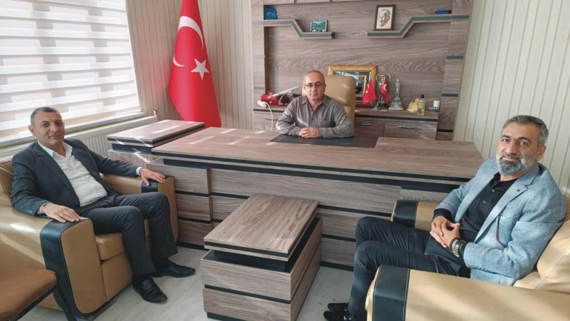 Av. Mehmet Salih Aydın, Ağrı Basın Birliğini ziyaret etti