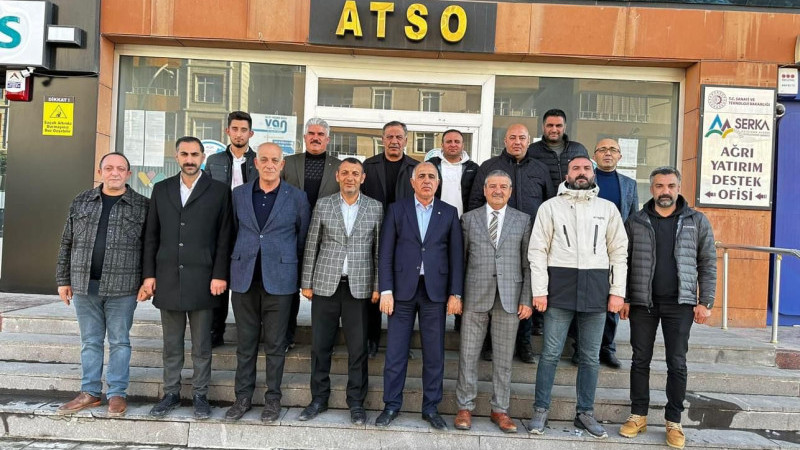Mehmet Salih Aydın'dan ATSO'ya ziyaret
