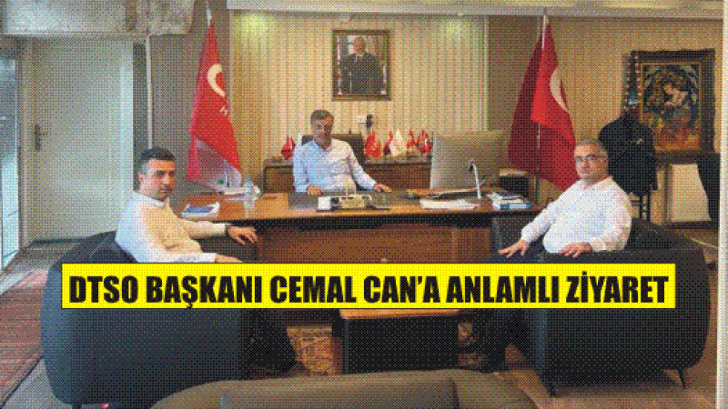 Başkan Cemal Can'a anlamlı ziyaret