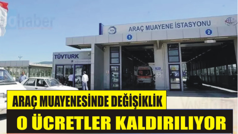 Araç muayenesinde değişiklik