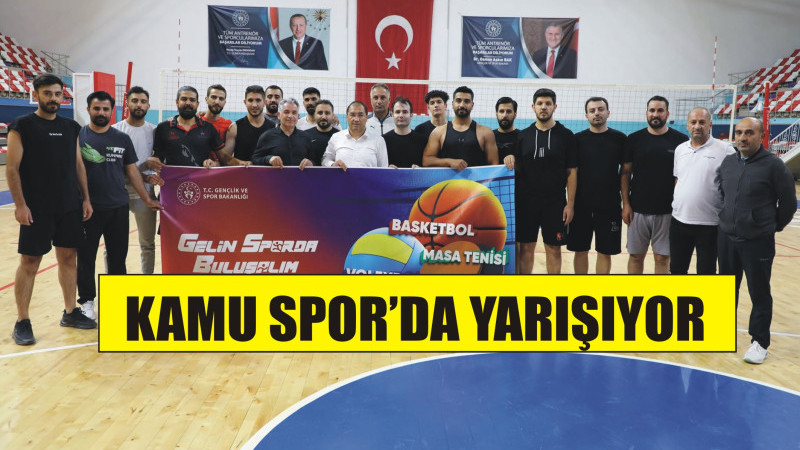 2. Kamu Spor Oyunları Müsabakaları Başladı