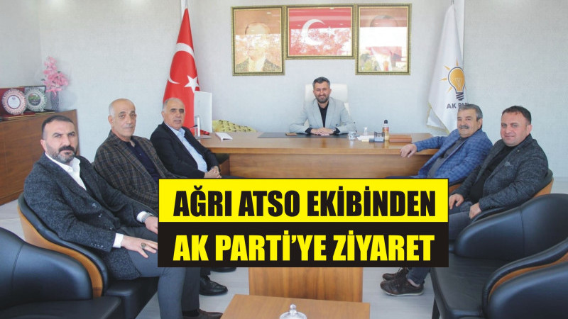 ATSO EKİBİNDEN AK PARTİ'YE HAYIRLI OLSUN ZİYARETİ