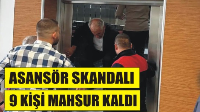 Ağrı Eğitim ve Araştırma Hastanesi’nde Asansör Skandalı: 9 Kişi Mahsur Kaldı!