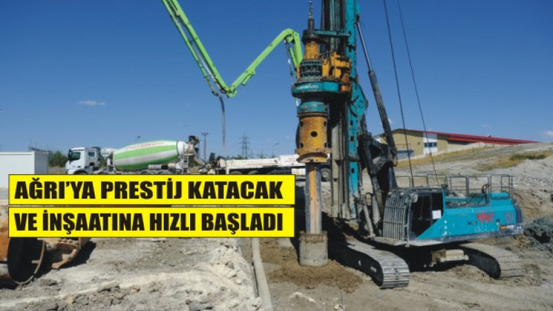 Ağrı’ya Prestij Katacak Yeni İl Özel İdare Hizmet Binası Yükseliyor