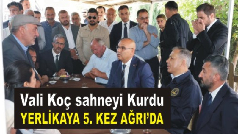 “Ağrı’yı Unutmayan İki İsim: Vali Koç ve Bakan Yerlikaya”