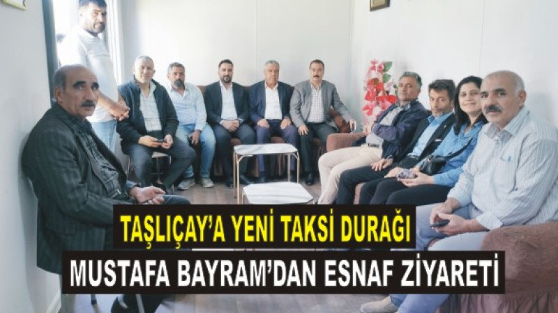 Mustafa Bayram, Taşlıçay’da Hizmetin ve Esnafın Yanında