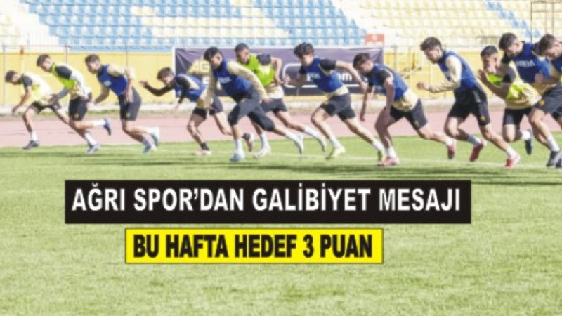 Ağrı 1970 Spor, Diyarbekirspor Maçı Öncesi Hazırlıklarını Sürdürüyor: Takımda Moraller Zirvede