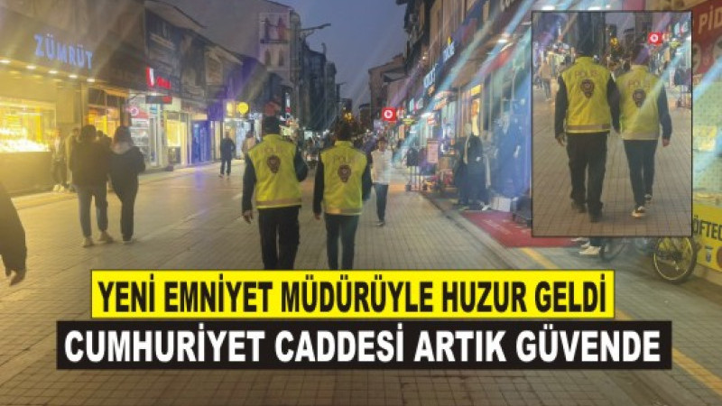 Cumhuriyet Caddesi’nde Huzur Nöbeti Başladı!