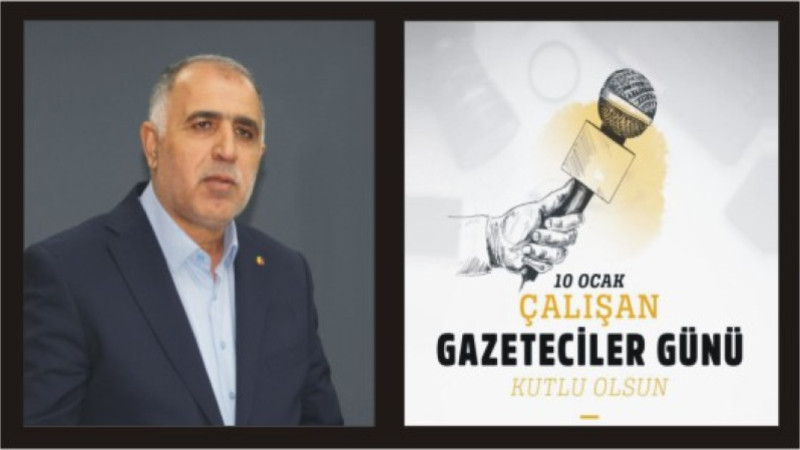 SAİM ALPASLAN'DAN 10 OCAK GAZETECİLER GÜNÜ MESAJI