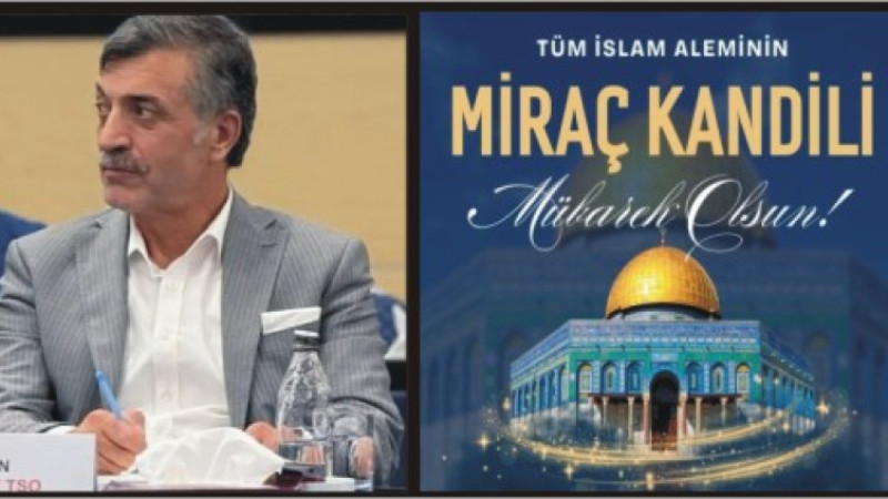 CEMAL CAN'DAN MİRAÇ KANDİLİ MESAJI