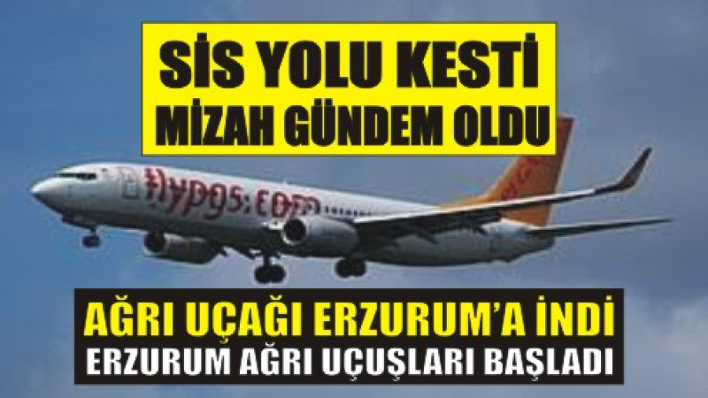 Erzurum–Ağrı Arası “En Kısa Uçuş” Sosyal Medyada Gündem Oldu