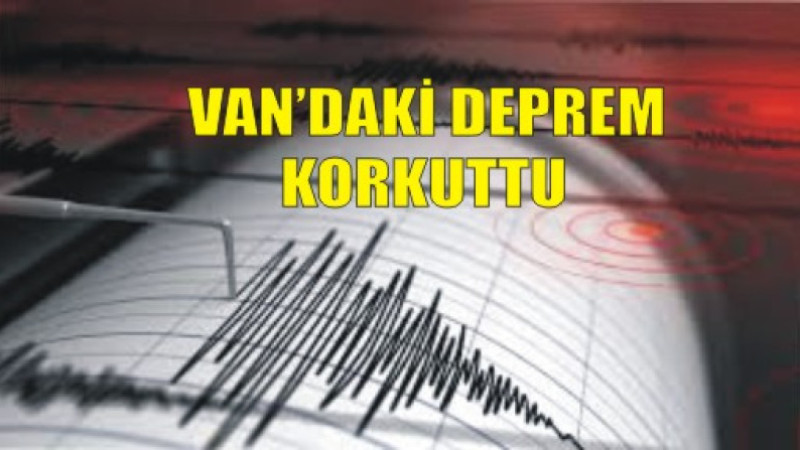 Van'da 5.2 büyüklüğünde deprem