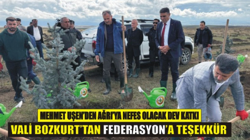 VALİ BOZKURT’TAN MEHMET UŞEN VE YÖNETİMİNE TEŞEKKÜR: “GÜZEL VE ANLAMLI PROJE”