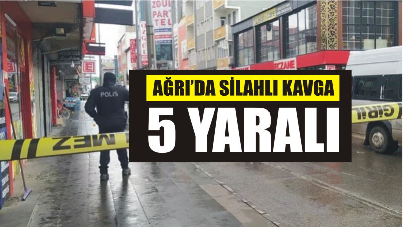 SİAHLI KAVGA 5 YARALI