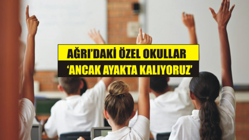 ÖZEL OKULLAR 'ANCAK AYAKTA KALIYORUZ'