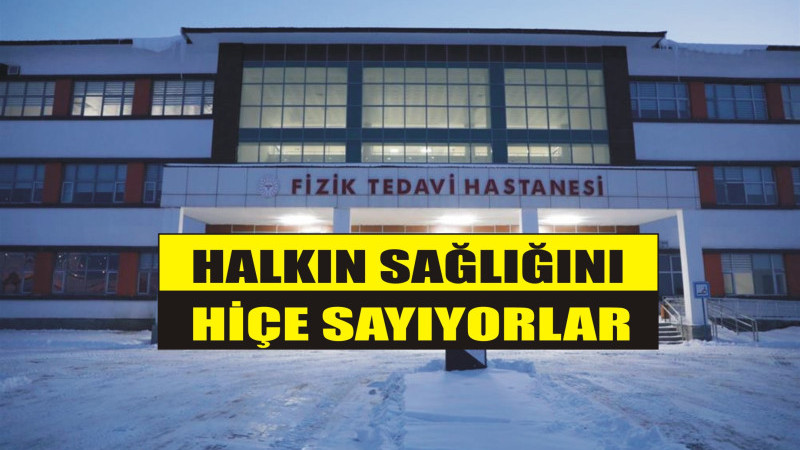 HALKIN SAĞLIĞINI HİÇE SAYIYORLAR