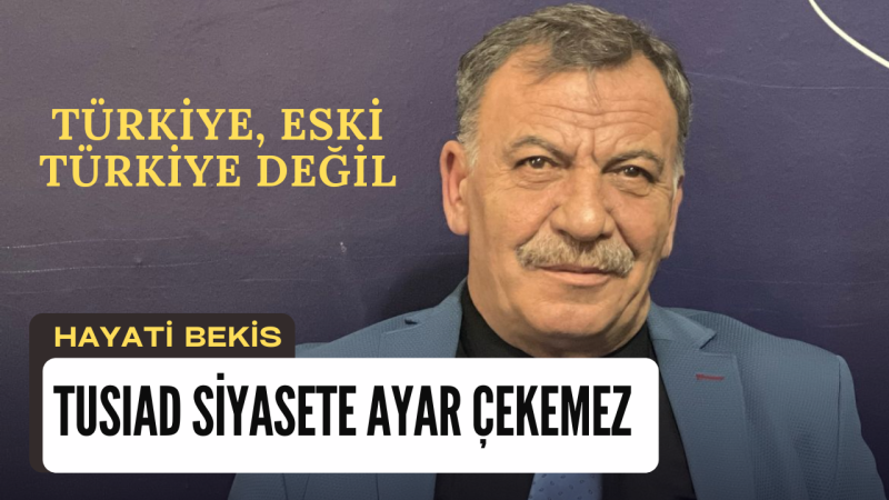 Hayat, Bekis; TUSİAD Siyasete Ayar Çekemez