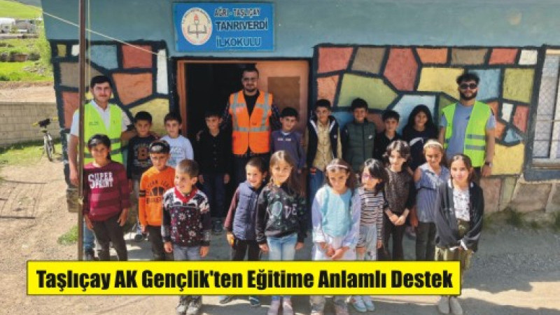 Tanrıverdi Köy Okulu’na Yardım Eli Uzatıldı