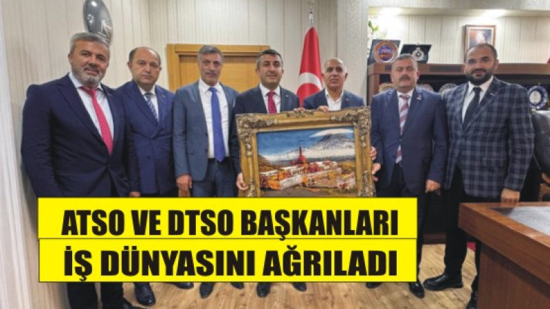 ATSO ve DTSO Başkanları, V Mall Yatırımı Kapsamında İş Dünyasını Ağırladı