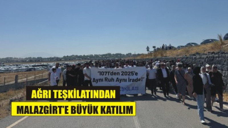 “Ağrı, Malazgirt Zaferi’nin Coşkusunu 3500 Kişiyle Yaşattı”