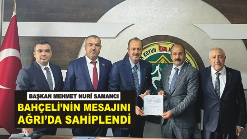 MHP Heyetinden Samancı’ya Anlamlı Ziyaret