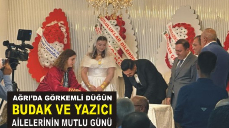 Harun Budak ile Beyzanur Yazıcı Dünyaevine Girdi
