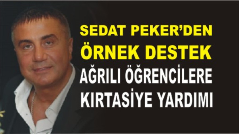 Binlerce Öğrenciye Sevinç: Sedat Peker'den Bölgeye Kırtasiye Yardımı