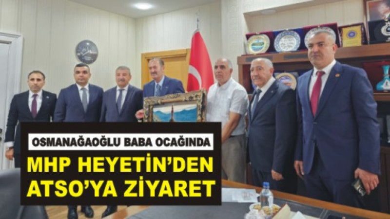 MHP Heyetinden Ağrı Ticaret ve Sanayi Odası’na Ziyaret