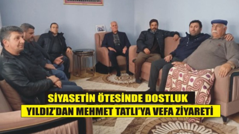 Mehmet Nuri Yıldız’dan Anlamlı Ziyaret: “Yol Arkadaşımın Yanındayım”
