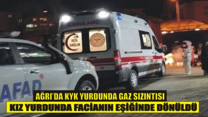 “AİÇÜ KYK Yurdunda Doğalgaz Paniği: Öğrenciler Hastaneye Kaldırıldı”