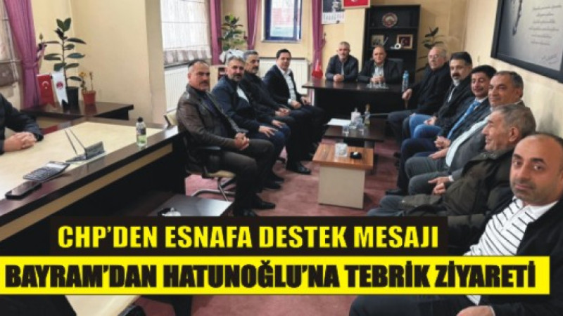 Esnaf İçin İş Birliği Vurgusu”