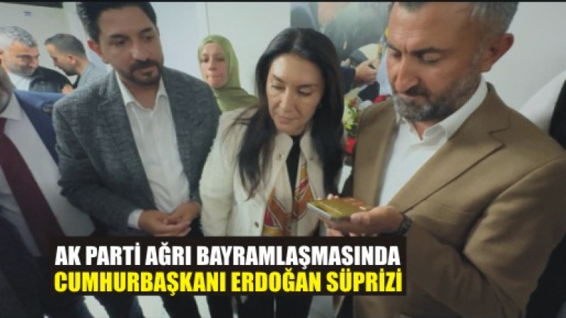 Erdoğan’dan Ağrı Teşkilatına Bayram Telefonu: Salonda Büyük Coşku