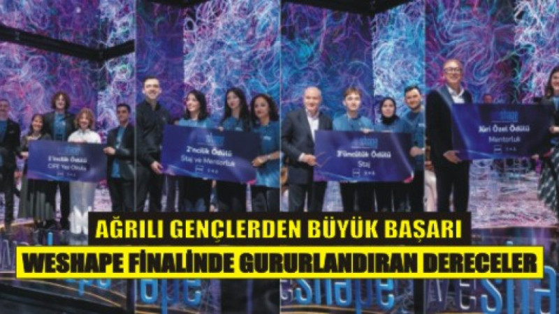 Ağrılı Öğrenciler Türkiye’nin En İyi Girişimcileri Arasında Yer Aldı