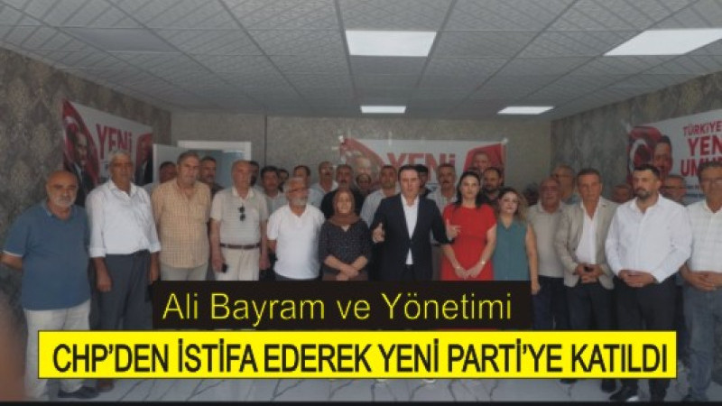 CHP Ağrı İl Başkanı Ali Bayram İstifa Etti
