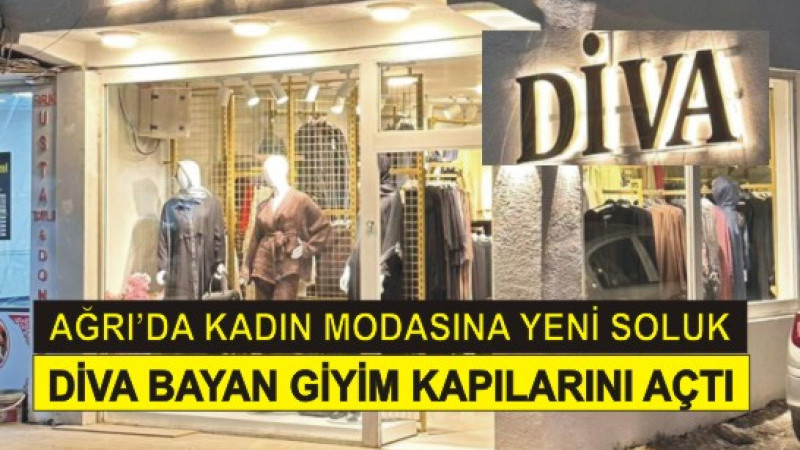Diva Bayan Giyim Kapılarını Açtı