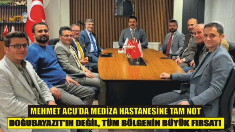 Mehmet Acu’dan Mediza Hastanesi’ne Tam Not